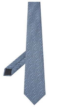 Мужской шелковый галстук ERMENEGILDO ZEGNA голубого цвета по цене 15200 руб., арт. Z8E45/1UM | Фото 2 Мужской шелковый галстук ERMENEGILDO ZEGNA голубого цвета, арт. Z8E45/1UM | Фото 2