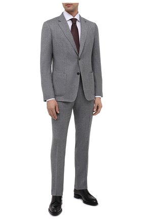 Мужской шерстяной костюм Z ZEGNA светло-серого цвета по цене 146500 руб., арт. 824713/2X7YGX | Фото 1 Мужской шерстяной костюм Z ZEGNA светло-серого цвета, арт. 824713/2X7YGX | Фото 1