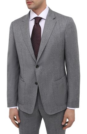 Мужской шерстяной костюм Z ZEGNA светло-серого цвета по цене 146500 руб., арт. 824713/2X7YGX | Фото 2 Мужской шерстяной костюм Z ZEGNA светло-серого цвета, арт. 824713/2X7YGX | Фото 2