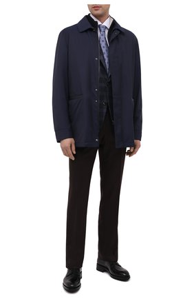 Мужские кожаные дерби BRIONI черного цвета по цене 115500 руб., арт. QE1A0L/P6757 | Фото 2 Мужские кожаные дерби BRIONI черного цвета, арт. QE1A0L/P6757 | Фото 2