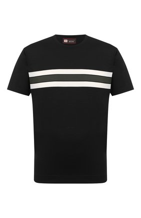 Мужская шерстяная футболка Z ZEGNA черного цвета по цене 45900 руб., арт. VV379/ZZT622 | Фото 1 Мужская шерстяная футболка Z ZEGNA черного цвета, арт. VV379/ZZT622 | Фото 1 (Рукава: Короткие; Материал внешний: Шерсть; Длина (для топов): Стандартные; Принт: С принтом; Мужское Кросс-КТ: Футболка-одежда; Стили: Кэжуэл)