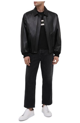 Мужская шерстяная футболка Z ZEGNA черного цвета по цене 45900 руб., арт. VV379/ZZT622 | Фото 2 Мужская шерстяная футболка Z ZEGNA черного цвета, арт. VV379/ZZT622 | Фото 2 (Рукава: Короткие; Материал внешний: Шерсть; Длина (для топов): Стандартные; Принт: С принтом; Мужское Кросс-КТ: Футболка-одежда; Стили: Кэжуэл)
