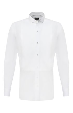 Мужская хлопковая сорочка ERMENEGILDO ZEGNA белого цвета по цене 47250 руб., арт. 801980/9MENSM | Фото 1 Мужская хлопковая сорочка ERMENEGILDO ZEGNA белого цвета, арт. 801980/9MENSM | Фото 1