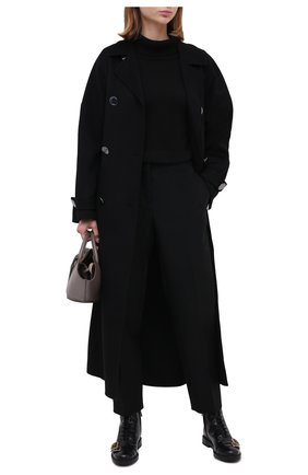 Женское кашемировое пальто GIORGIO ARMANI черного цвета по цене 478000 руб., арт. 0WH0L04W/T00B2 | Фото 2 Женское кашемировое пальто GIORGIO ARMANI черного цвета, арт. 0WH0L04W/T00B2 | Фото 2