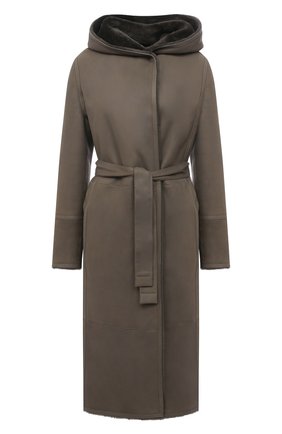Женская двусторонняя дубленка LORO PIANA хаки цвета по цене 995000 руб., арт. FAL2393 | Фото 1 Женская двусторонняя дубленка LORO PIANA хаки цвета, арт. FAL2393 | Фото 1