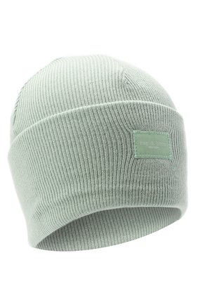 Женская шерстяная шапка RAG&BONE светло-зеленого цвета, арт. WJK20FS008XH08 | Фото 1 (Материал: Шерсть, Текстиль)