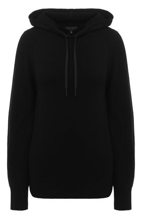 Женская кашемировое худи RAG&BONE черного цвета по цене 48000 руб., арт. WAS20FS0388L38 | Фото 1 Женская кашемировое худи RAG&BONE черного цвета, арт. WAS20FS0388L38 | Фото 1