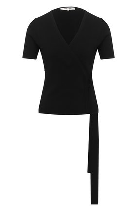 Женский топ из вискозы DIANE VON FURSTENBERG черного цвета по цене 25750 руб., арт. 15051DVF | Фото 1 Женский топ из вискозы DIANE VON FURSTENBERG черного цвета, арт. 15051DVF | Фото 1