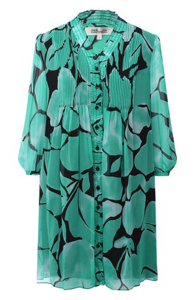 Женское шелковое платье DIANE VON FURSTENBERG разноцветного цвета по цене 53750 руб., арт. 14742DVF | Фото 1 Женское шелковое платье DIANE VON FURSTENBERG разноцветного цвета, арт. 14742DVF | Фото 1