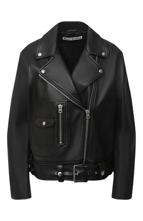 Женская кожаная куртка ACNE STUDIOS черного цвета по цене 141000 руб., арт. A70066 | Фото 1 Женская кожаная куртка ACNE STUDIOS черного цвета, арт. A70066 | Фото 1