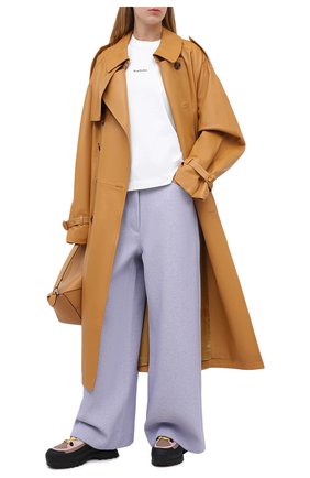 Женские шерстяные брюки ACNE STUDIOS сиреневого цвета по цене 58000 руб., арт. AK0324 | Фото 2 Женские шерстяные брюки ACNE STUDIOS сиреневого цвета, арт. AK0324 | Фото 2
