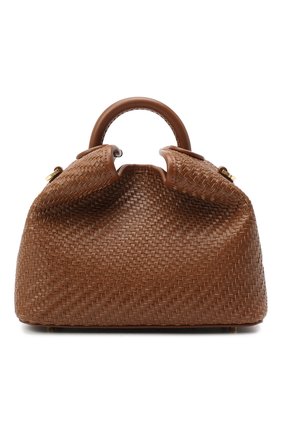 Женская сумка boazi ELLEME коричневого цвета по цене 43050 руб., арт. BA0ZI/W0VEN LEATHER | Фото 1 Женская сумка boazi ELLEME коричневого цвета, арт. BA0ZI/W0VEN LEATHER | Фото 1