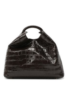 Женская сумка raisin ELLEME темно-коричневого цвета по цене 47450 руб., арт. RAISIN/CR0C0 PRINT LEATHER | Фото 1 Женская сумка raisin ELLEME темно-коричневого цвета, арт. RAISIN/CR0C0 PRINT LEATHER | Фото 1