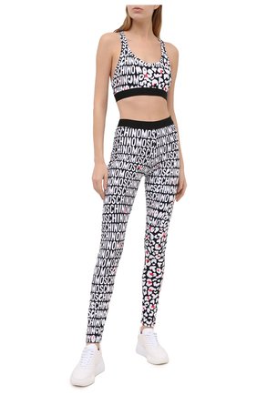 Женская хлопковый топ MOSCHINO UNDERWEAR WOMAN черного цвета по цене 10600 руб., арт. A6801/9004 | Фото 2 Женская хлопковый топ MOSCHINO UNDERWEAR WOMAN черного цвета, арт. A6801/9004 | Фото 2