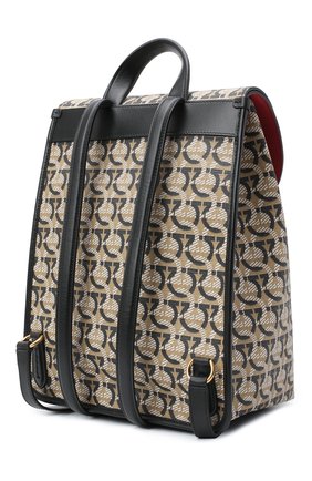 Женский рюкзак gancini SALVATORE FERRAGAMO разноцветного цвета по цене 104000 руб., арт. Z-0726731 | Фото 3 Женский рюкзак gancini SALVATORE FERRAGAMO разноцветного цвета, арт. Z-0726731 | Фото 3