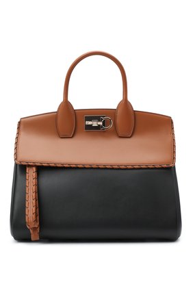 Женская сумка SALVATORE FERRAGAMO коричневого цвета по цене 232500 руб., арт. Z-0734414 | Фото 1 Женская сумка SALVATORE FERRAGAMO коричневого цвета, арт. Z-0734414 | Фото 1