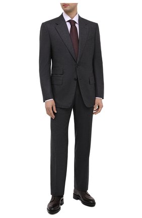 Мужская хлопковая сорочка ERMENEGILDO ZEGNA сиреневого цвета по цене 38350 руб., арт. 801225/9RS0BR | Фото 2 Мужская хлопковая сорочка ERMENEGILDO ZEGNA сиреневого цвета, арт. 801225/9RS0BR | Фото 2 (Материал внешний: Хлопок; Рукава: Длинные; Длина (для топов): Стандартные; Случай: Формальный; Рубашки М: Regular Fit; Стили: Классический; Принт: Однотонные; Манжеты: На пуговицах; Мужское Кросс-КТ: Сорочка-одежда; Воротник: Акула)