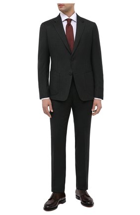Мужской шерстяной костюм Z ZEGNA темно-зеленого цвета по цене 152500 руб., арт. 824716/2X7YGX | Фото 1 Мужской шерстяной костюм Z ZEGNA темно-зеленого цвета, арт. 824716/2X7YGX | Фото 1