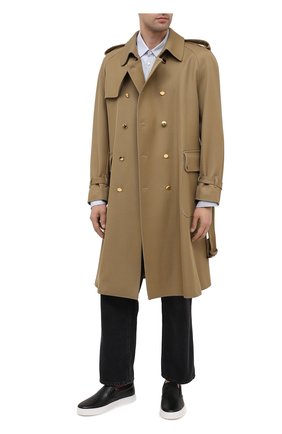 Мужские кожаные слипоны GUCCI черного цвета по цене 45100 руб., арт. 407364/1XK20 | Фото 2 Мужские кожаные слипоны GUCCI черного цвета, арт. 407364/1XK20 | Фото 2