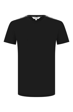 Мужские хлопковая футболка CALVIN KLEIN черного цвета по цене 4790 руб., арт. KM0KM00475 | Фото 1 Мужские хлопковая футболка CALVIN KLEIN черного цвета, арт. KM0KM00475 | Фото 1