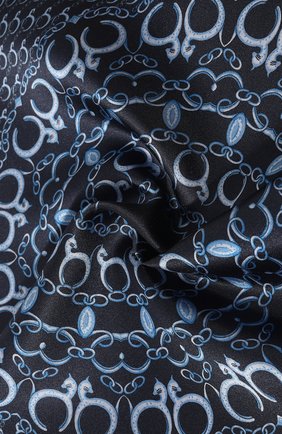 Мужской шелковый платок LANVIN темно-синего цвета по цене 6515 руб., арт. 3800/HANDKERCHIEF | Фото 2 Мужской шелковый платок LANVIN темно-синего цвета, арт. 3800/HANDKERCHIEF | Фото 2
