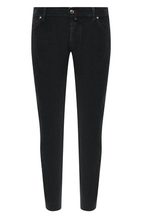 Мужские хлопковые брюки VILEBREQUIN черного цвета, арт. VBMP0003-01161-V | Фото 1 (Длина (брюки, джинсы): Стандартные; Материал внешний: Хлопок; Случай: Повседневный; Стили: Кэжуэл)