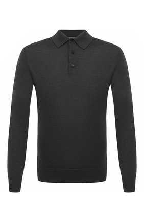 Мужское поло из кашемира и шелка ERMENEGILDO ZEGNA хаки цвета по цене 103500 руб., арт. UVJ00/132 | Фото 1 Мужское поло из кашемира и шелка ERMENEGILDO ZEGNA хаки цвета, арт. UVJ00/132 | Фото 1 (Материал внешний: Шелк, Шерсть, Кашемир; Длина (для топов): Стандартные; Рукава: Длинные; Стили: Классический, Кэжуэл; Кросс-КТ: Трикотаж; Застежка: Пуговицы)