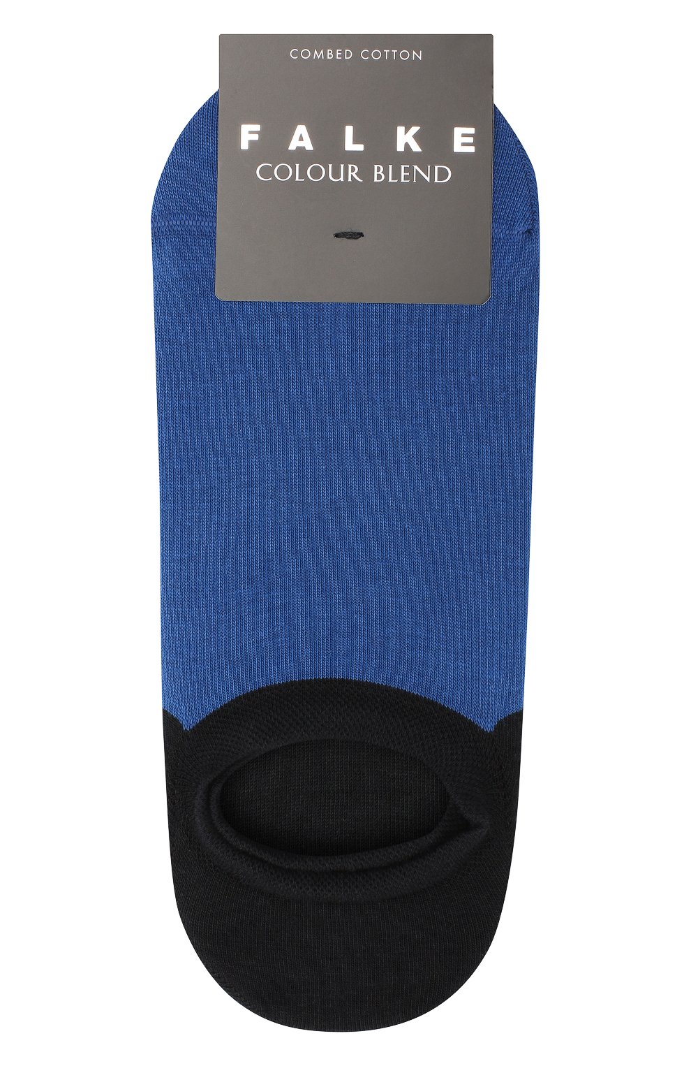 Мужские хлопковые носки FALKE темно-синего цвета, арт. 12600 | Фото 1 (Кросс-КТ: бельё; Материал внешний: Хлопок)