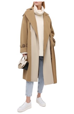 Женские кожаные кеды SANTONI белого цвета по цене 42400 руб., арт. WBCE60713BARPSSEI50 | Фото 2 Женские кожаные кеды SANTONI белого цвета, арт. WBCE60713BARPSSEI50 | Фото 2