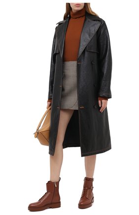 Женские кожаные ботинки SANTONI коричневого цвета по цене 55650 руб., арт. WTHW59003CU0NUDYC60 | Фото 2 Женские кожаные ботинки SANTONI коричневого цвета, арт. WTHW59003CU0NUDYC60 | Фото 2