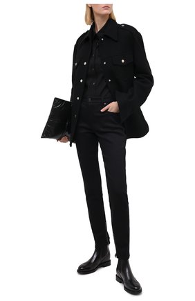 Женские кожаные челси SANTONI черного цвета по цене 59950 руб., арт. WTWK58153SMCDLESN20 | Фото 2 Женские кожаные челси SANTONI черного цвета, арт. WTWK58153SMCDLESN20 | Фото 2