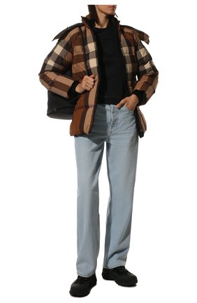 Женские комбинированные кроссовки BURBERRY черного цвета по цене 54400 руб., арт. 8036166 | Фото 2 Женские комбинированные кроссовки BURBERRY черного цвета, арт. 8036166 | Фото 2