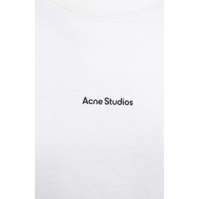 Хлопковая футболка ACNE STUDIOS 11411970