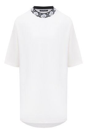 Женская хлопковая футболка ACNE STUDIOS белого цвета по цене 17800 руб., арт. CL0072/W | Фото 1 Женская хлопковая футболка ACNE STUDIOS белого цвета, арт. CL0072/W | Фото 1