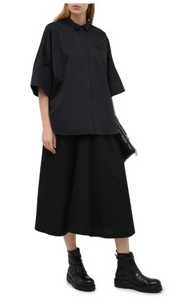 Женские кожаные ботинки MARSELL черного цвета по цене 67300 руб., арт. MW5191/PELLE VITELL0 | Фото 2 Женские кожаные ботинки MARSELL черного цвета, арт. MW5191/PELLE VITELL0 | Фото 2