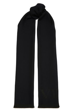 Мужской шерстяной шарф LANVIN темно-синего цвета по цене 10850 руб., арт. 5419/SCARF | Фото 1 Мужской шерстяной шарф LANVIN темно-синего цвета, арт. 5419/SCARF | Фото 1