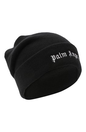 Мужская шерстяная шапка PALM ANGELS черного цвета по цене 16300 руб., арт. PMLC012F20KNI0011001 | Фото 1 Мужская шерстяная шапка PALM ANGELS черного цвета, арт. PMLC012F20KNI0011001 | Фото 1