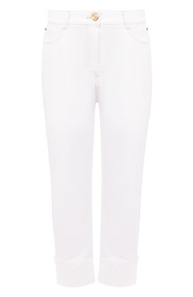 Женские джинсы BALMAIN белого цвета по цене 69950 руб., арт. UF05701/D069 | Фото 1 Женские джинсы BALMAIN белого цвета, арт. UF05701/D069 | Фото 1