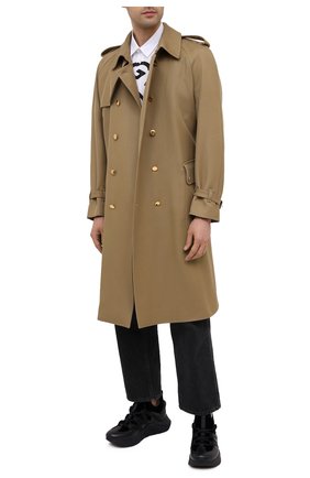 Мужские комбинированные кроссовки GIORGIO ARMANI темно-синего цвета по цене 83650 руб., арт. X2X132/XM646 | Фото 2 Мужские комбинированные кроссовки GIORGIO ARMANI темно-синего цвета, арт. X2X132/XM646 | Фото 2 (Материал внутренний: Текстиль, Натуральная кожа; Подошва: Массивная; Материал внешний: Текстиль; Материал утеплителя: Без утеплителя; Стили: Классический)