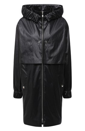 Женский плащ JM STUDIO черного цвета по цене 41960 руб., арт. FW202128 | Фото 1 Женский плащ JM STUDIO черного цвета, арт. FW202128 | Фото 1