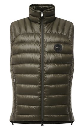 Мужской пуховый жилет rlx RALPH LAUREN темно-зеленого цвета по цене 48250 руб., арт. 784825223 | Фото 1 Мужской пуховый жилет rlx RALPH LAUREN темно-зеленого цвета, арт. 784825223 | Фото 1 (Длина (верхняя одежда): Короткие; Материал внешний: Синтетический материал; Материал подклада: Синтетический материал; Мужское Кросс-КТ: Верхняя одежда; Стили: Кэжуэл; Кросс-КТ: Пуховик, Куртка)