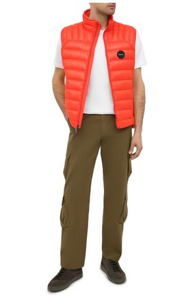 Мужской пуховый жилет rlx RALPH LAUREN оранжевого цвета по цене 49950 руб., арт. 784825223 | Фото 2 Мужской пуховый жилет rlx RALPH LAUREN оранжевого цвета, арт. 784825223 | Фото 2