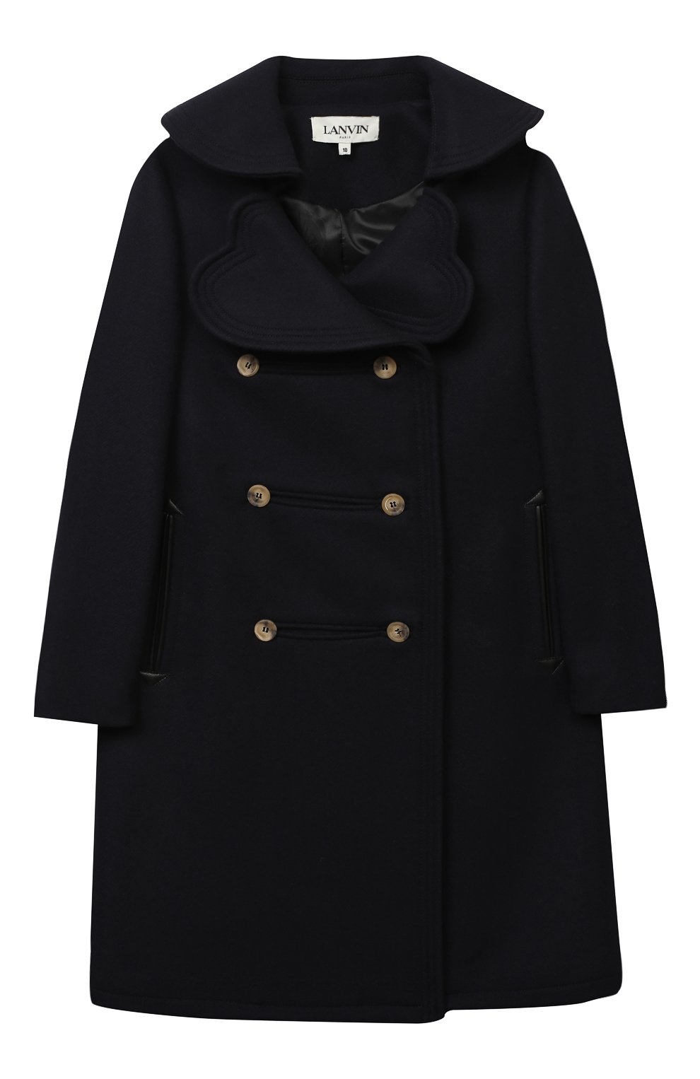 Пальто LANVIN детское синего цвета — купить в интернет-магазине ЦУМ ...
