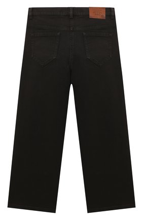 Детские джинсы DOLCE & GABBANA темно-коричневого цвета по цене 15100 руб., арт. L52F18/LY045/2-6 | Фото 2 Детские джинсы DOLCE & GABBANA темно-коричневого цвета, арт. L52F18/LY045/2-6 | Фото 2