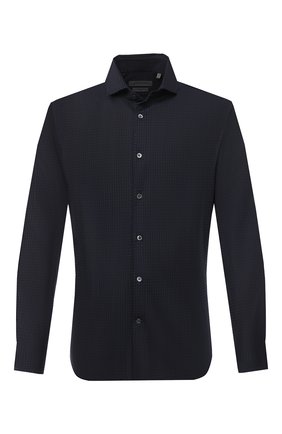 Мужская хлопковая рубашка CORNELIANI синего цвета по цене 22200 руб., арт. 86P012-0811206/00 | Фото 1 Мужская хлопковая рубашка CORNELIANI синего цвета, арт. 86P012-0811206/00 | Фото 1