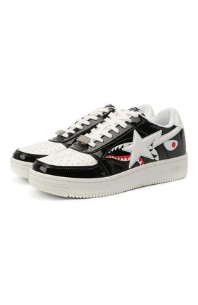 Мужские кеды BAPE черно-белого цвета по цене 25500 руб., арт. 1G80191009 | Фото 1 Мужские кеды BAPE черно-белого цвета, арт. 1G80191009 | Фото 1
