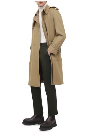 Мужские кожаные челси BURBERRY коричневого цвета по цене 74350 руб., арт. 8031356 | Фото 2 Мужские кожаные челси BURBERRY коричневого цвета, арт. 8031356 | Фото 2