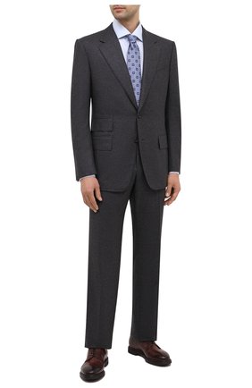 Мужская хлопковая сорочка BRIONI голубого цвета по цене 52700 руб., арт. RCB20L/PZ001 | Фото 2 Мужская хлопковая сорочка BRIONI голубого цвета, арт. RCB20L/PZ001 | Фото 2