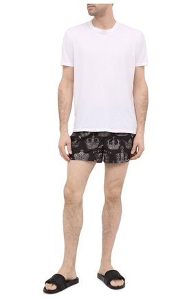 Детского плавки-шорты DOLCE & GABBANA черного цвета по цене 35000 руб., арт. M4A06T/HSML7 | Фото 2 Детского плавки-шорты DOLCE & GABBANA черного цвета, арт. M4A06T/HSML7 | Фото 2