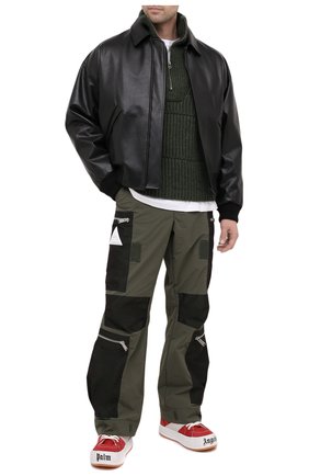 Мужские замшевые кеды PALM ANGELS красного цвета по цене 36250 руб., арт. PMIA051F20LEA0012501 | Фото 2 Мужские замшевые кеды PALM ANGELS красного цвета, арт. PMIA051F20LEA0012501 | Фото 2